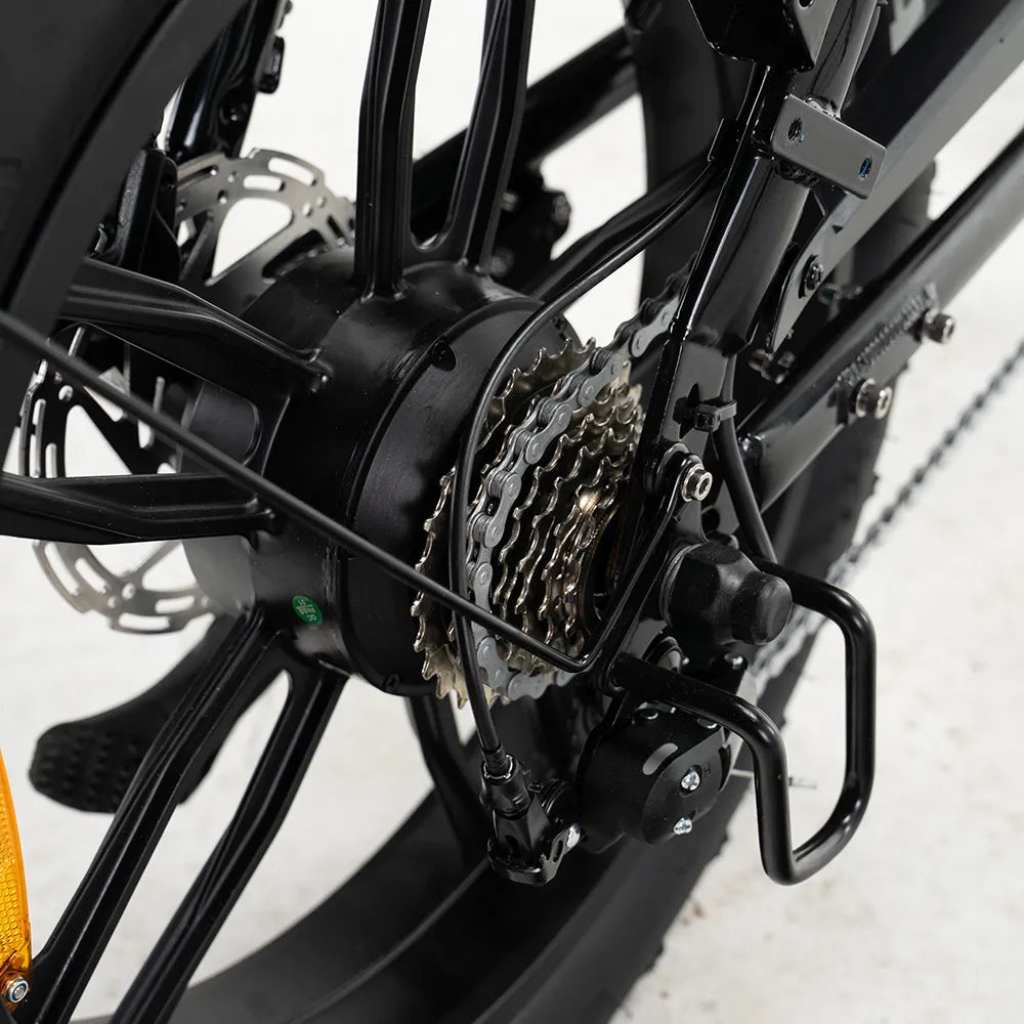 OUXI C80 - Schwarz (inkl. Fußstützen, Rücksitzbank & Alarmanlage)