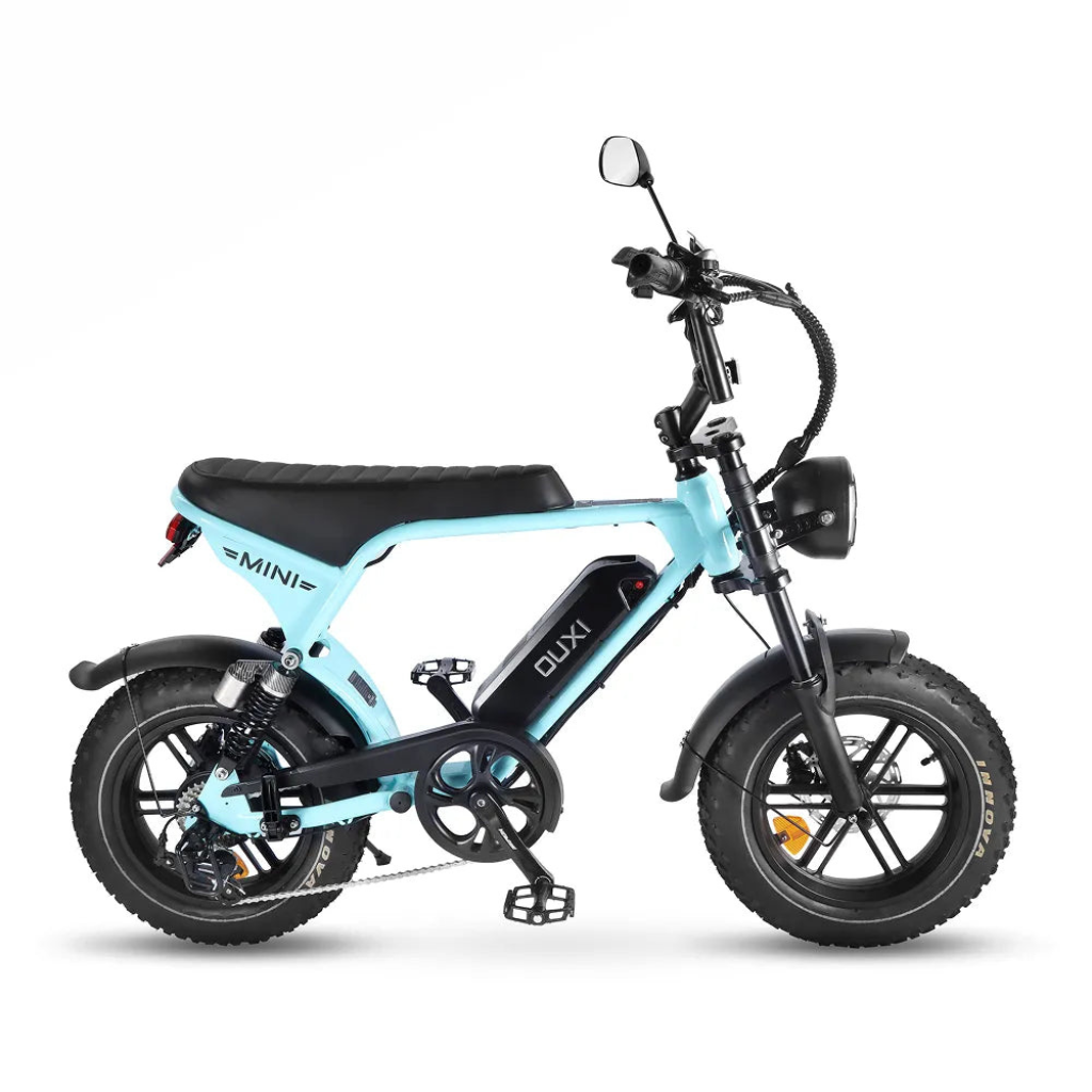 OUXI V8 Ultra Mini - Lichtblauw (incl. voetsteuntjes, voorrekje & alarm)