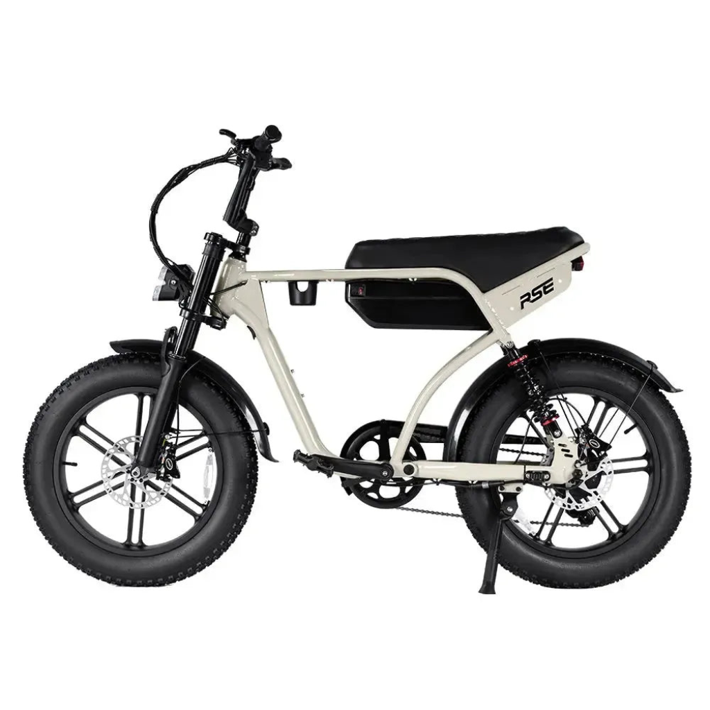 RSE Fatbike - Beige (inkl. Fußstützen & Alarmanlage)