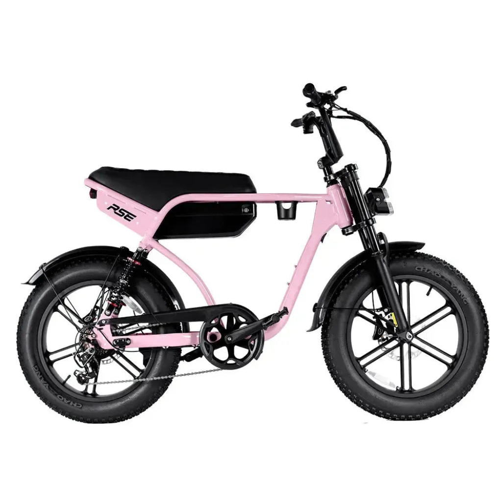 RSE Fatbike - Rosa (inkl. Fußstützen & Alarmanlage)
