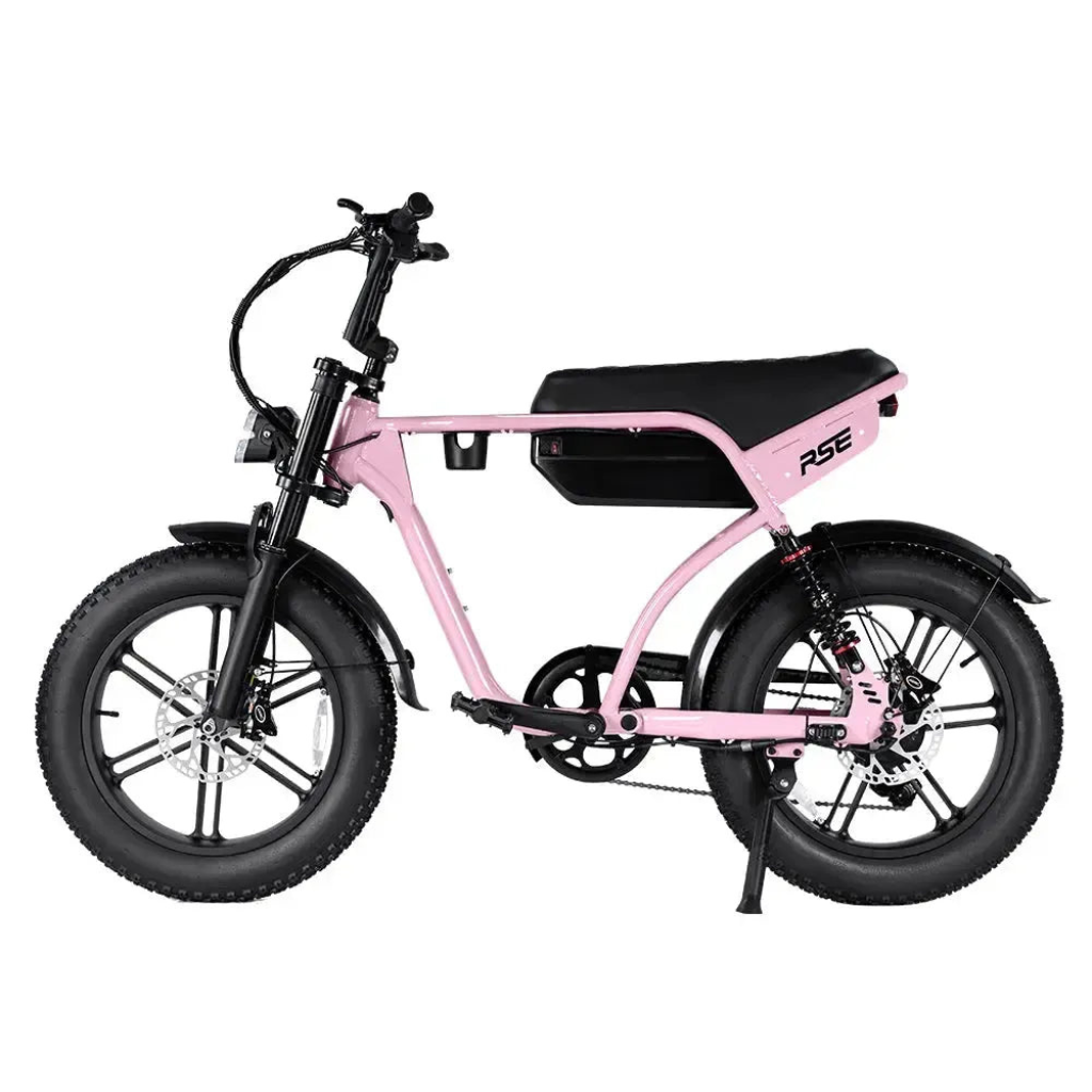 RSE Fatbike - Rosa (inkl. Fußstützen & Alarmanlage)