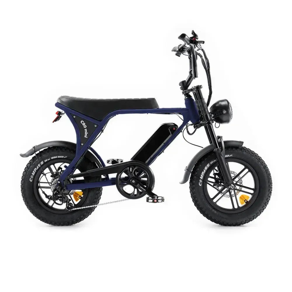 OUXI C80 Mini - Donkerblauw (incl. voetsteuntjes & alarm)