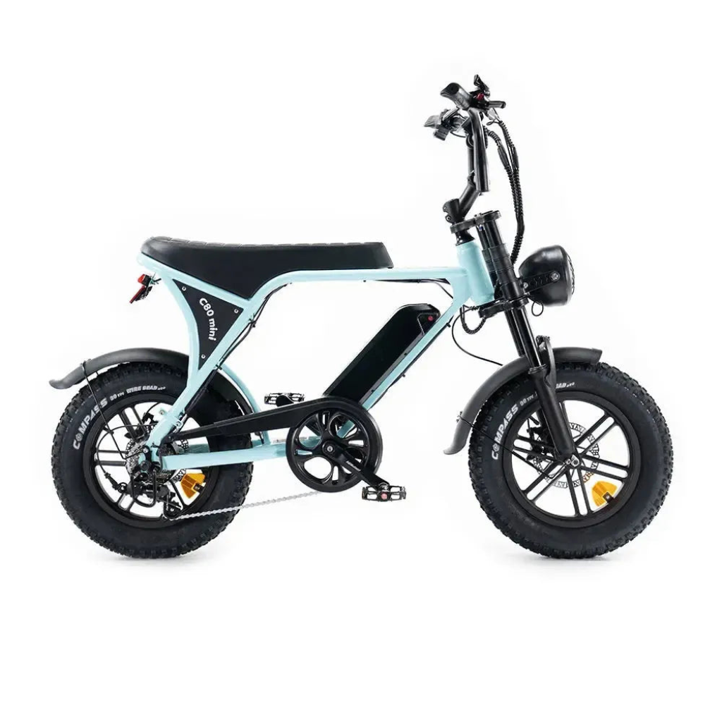 OUXI C80 Mini - Hellblau (inkl. Fußstützen & Alarmanlage)