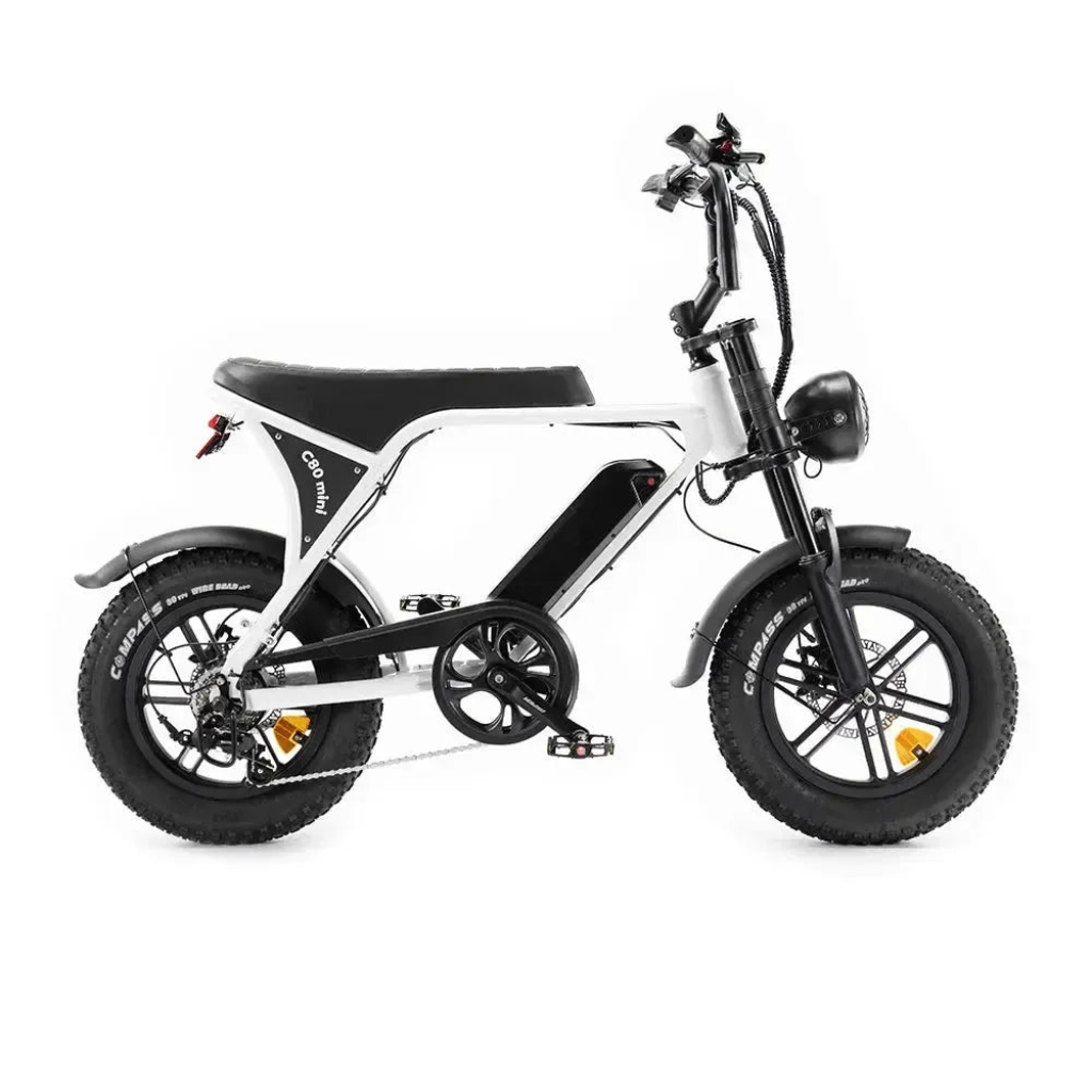 OUXI C80 Mini - Wit (incl. voetsteuntjes & alarm)