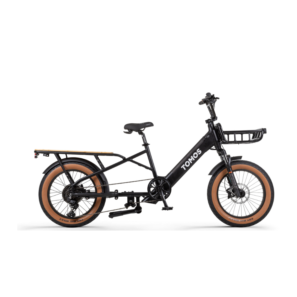 TOMOS E-Cargo Fat 2 Longtail | Glänzend Schwarz