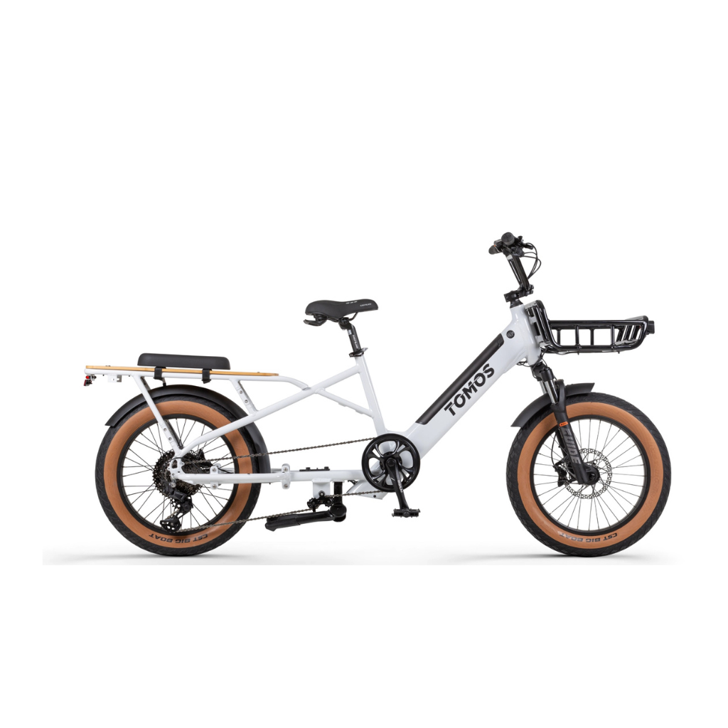 TOMOS E-Cargo Fat 2 Longtail | Glänzend Weiß